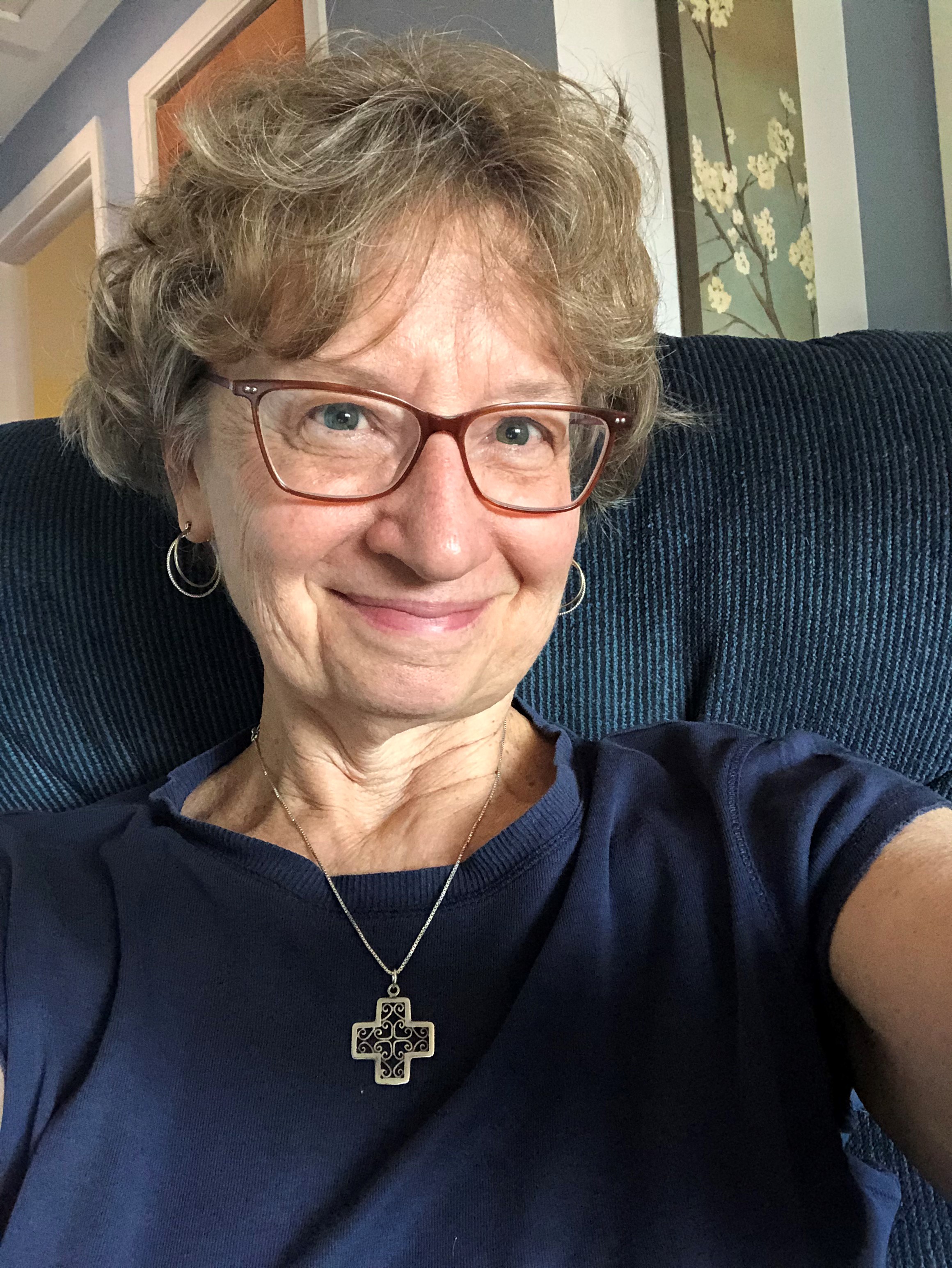 Mary Jo's new photo for bio. add that she's on the antiracism committee